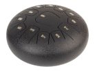 HTD1213/BK Hayman  steel tongue drum 12" black, 13 notes C-Major ionian: G3-A3-B3-C4-D4-E4-F4-G4-A4-B4-C3-D3-E3