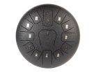 HTD1213/BK Hayman  steel tongue drum 12" black, 13 notes C-Major ionian: G3-A3-B3-C4-D4-E4-F4-G4-A4-B4-C3-D3-E3