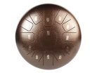 HTD1213/BR Hayman  steel tongue drum 12" brown, 13 notes C-Major ionian: G3-A3-B3-C4-D4-E4-F4-G4-A4-B4-C3-D3-E3