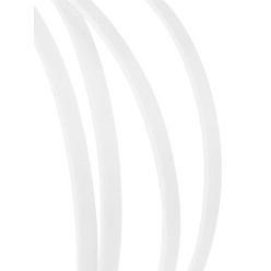   IN490 Incudo  ABS guitar binding white plain - 1600x6x1.5mm (63x0.24x0.06")