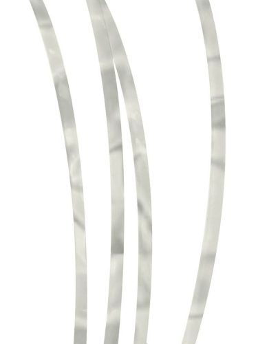 IN532 Incudo  celluloid guitar purfling white pearloid - 1600x2x1.5mm (63x0.08x0.06")