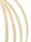 IN657 Incudo  celluloid guitar binding translucent straight grain ivory - 1600x6x1.5mm (63x0.24x0.06")