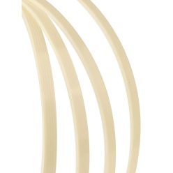   IN657 Incudo  celluloid guitar binding translucent straight grain ivory - 1600x6x1.5mm (63x0.24x0.06")