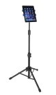 IP-01 Boston  universal tablet stand, height adjustable 68-144cm, with 360° spring loaded clamping system