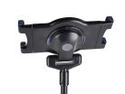 IP-01 Boston  universal tablet stand, height adjustable 68-144cm, with 360° spring loaded clamping system