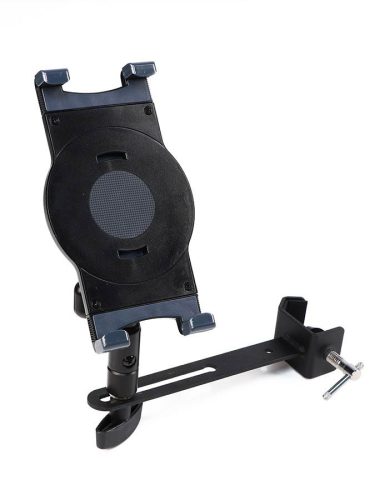 IP-04 Boston  universal tablet holder for stand, fits tube dia 25.4mm, with 360° spring loaded clamping system