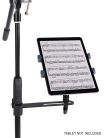 IP-04 Boston  universal tablet holder for stand, fits tube dia 25.4mm, with 360° spring loaded clamping system