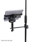 IP-04 Boston  universal tablet holder for stand, fits tube dia 25.4mm, with 360° spring loaded clamping system