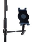 IP-04 Boston  universal tablet holder for stand, fits tube dia 25.4mm, with 360° spring loaded clamping system