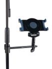 IP-04 Boston  universal tablet holder for stand, fits tube dia 25.4mm, with 360° spring loaded clamping system