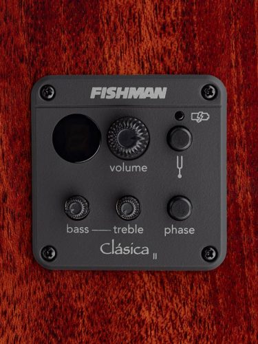 Ilsa CCE Salvador Cortez Iberia Series classic guitar, solid cedar top,rosewood b&s, glossy finish - cutaway and Fishman Clásica II