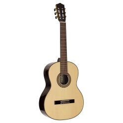   Ilsa S Salvador Cortez Iberia Series classic guitar, solid European spruce top, rosewood b&s, glossy finish