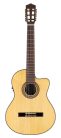 Ilsa SCE Salvador Cortez Iberia Series classic guitar, solid spruce top, rosewood b&s, glossy finish - cutaway and Fishman Clásica II