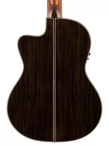 Ilsa SCE Salvador Cortez Iberia Series classic guitar, solid spruce top, rosewood b&s, glossy finish - cutaway and Fishman Clásica II