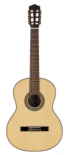 Ilsa S Salvador Cortez Iberia Series classic guitar, solid European spruce top, rosewood b&s, glossy finish