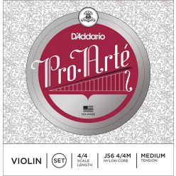   J56-44M D'Addario Pro Arte Bowed violin string set 4/4, medium