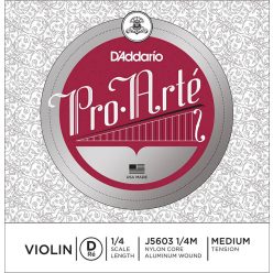   J5603-14M D'Addario Pro Arte Bowed violin string D-3 1/4, aluminum wound