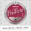 J5901-34M D'Addario Pro Arte Bowed cello string A-1 3/4, aluminum