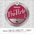 J5903T-44M D'Addario Pro Arte Bowed cello string G-3 4/4, medium, silver/tungsten