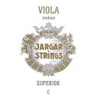 JAL-CSP-M Jargar Superior viola string C-4, medium, synthetic core, tungsten-silver winding