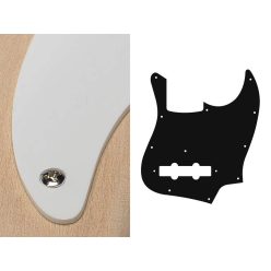   JB-110-W Boston  pickguard, Jocker bass, standard, 1 ply, white