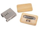 JB-1133-11-R Halon offset guitar bridge, rocking posts, full 1060 steel, chrome gloss