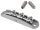 JB-1133-22-A Halon offset guitar bridge, imperial posts, full 1060 steel, chrome satin