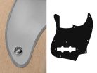 JB-210-MC Boston  pickguard, Jocker bass, standard, 2 ply, mirror chrome