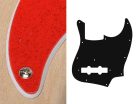 JB-210-SRD Boston  pickguard, Jocker bass, standard, 2 ply, sparkling red