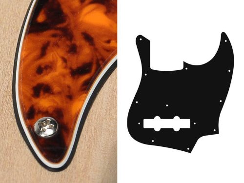 JB-310-MO Boston  pickguard, Jocker bass, standard, 3 ply, marble orange