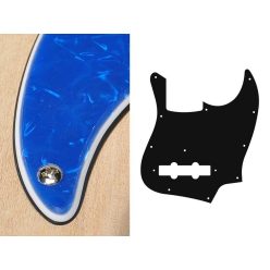   JB-310-PBU Boston  pickguard, Jocker bass, standard, 3 ply, pearl blue