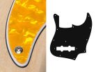 JB-310-PY Boston  pickguard, Jocker bass, standard, 3 ply, pearl yellow