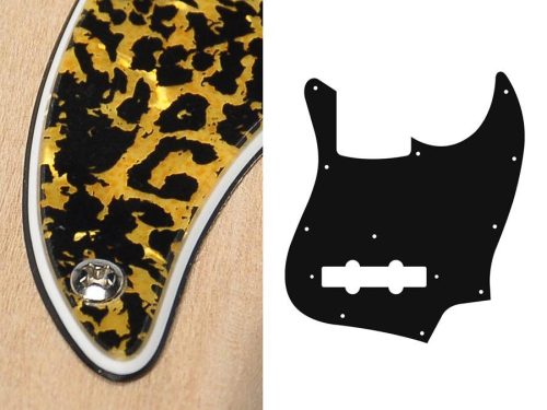 JB-310-RP Boston  pickguard, Jocker bass, standard, 3 ply, tiger pearl