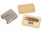 JB-3331-12-A Halon offset guitar bridge, imperial posts, full MS-58 brass, chrome gloss bridge plate, satin raw saddles