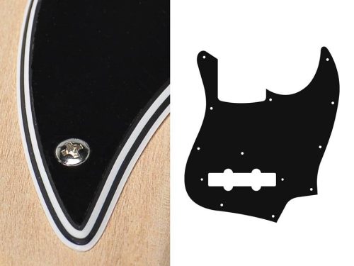 JB-410-B Boston  pickguard, Jocker bass, standard, 4 ply, black