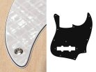 JB-410-PWW Boston  pickguard, Jocker bass, standard, 4 ply, pearl white webbing