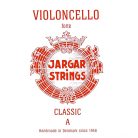 JCE-A-RD Jargar Classic Red cello string A-1, hard, flexi-metal