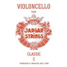 JCE-C-RD Jargar Classic Red cello string C-4, hard, flexi-metal