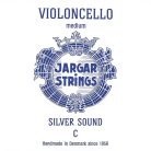 JCE-CZ-BL Jargar Silver Sound cello string C-4, medium, silver