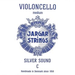   JCE-CZ-BL Jargar Silver Sound cello string C-4, medium, silver