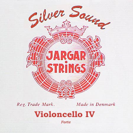 JCE-CZ-RD Jargar Classic Red cello string C-4, hard, silver