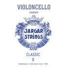 JCE-D-BL Jargar Classic Blue cello string D-2, medium, flexi-metal