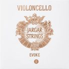 JCE-D-EVO Jargar Evoke cello string D-2, medium, carbon steel, multialloy