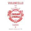 JCE-D-RD Jargar Classic Red cello string D-2, hard, flexi-metal