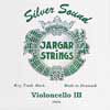 JCE-GZ-GN Jargar Silver Sound cello string G-3, soft, silver