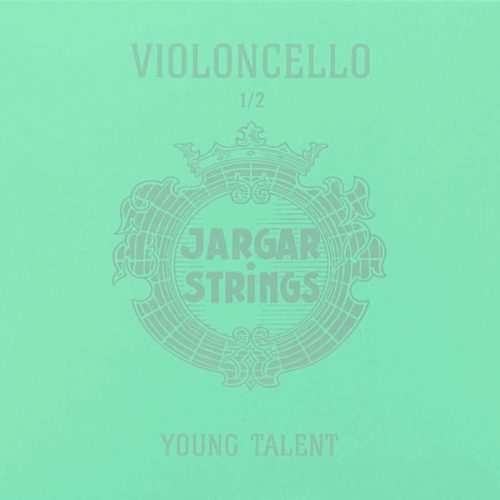 JCE-SET-12 Jargar Young Talent cello string set 1/2, medium, flexi-metal