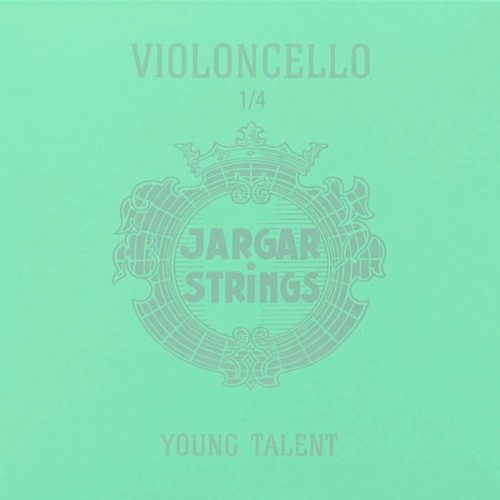 JCE-SET-14 Jargar Young Talent cello string set 1/4, medium, flexi-metal