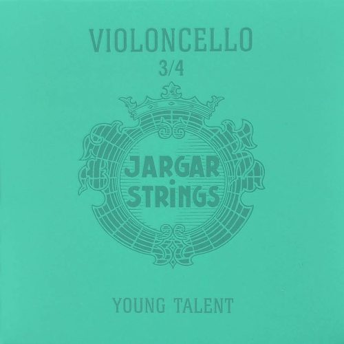 JCE-SET-34 Jargar Young Talent cello string set 3/4, medium, flexi-metal