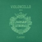 JCE-SET-GN Jargar Classic Green cello string set, soft, flexi-metal