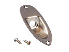 JCS-1-AC Gotoh Master Relic Collection jack plate, including screws, aged chrome